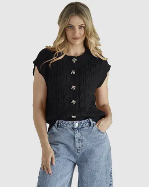 Zadie Vest - Black