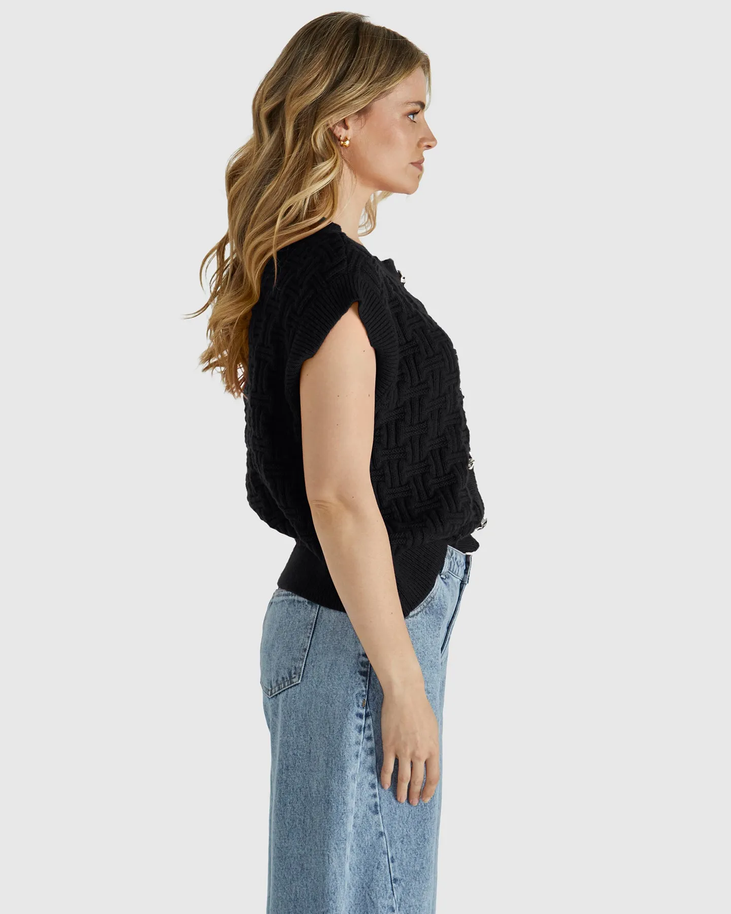 Zadie Vest - Black